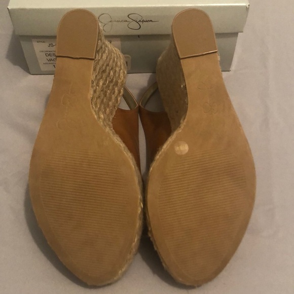 Jessica Simpson Glorie Wedges Sz 10 - Picture 6 of 8